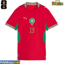 Marokko Youssef En-Nesyri #19 Heimtrikot Frauen EM 2024 Kurzarm